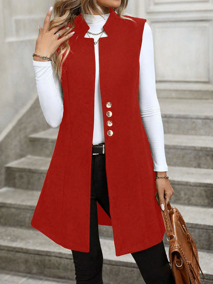 Fashionable Suit Elegant Sleeveless Women's Vest