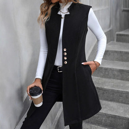 Fashionable Suit Elegant Sleeveless Women's Vest