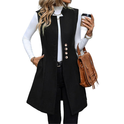 Fashionable Suit Elegant Sleeveless Women's Vest
